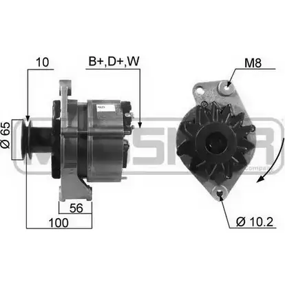 Генератор MESSMER 2627209 5SHS2Z 3 25PUWSO 210173 изображение 0