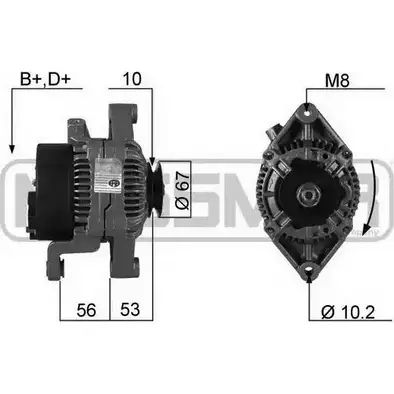 Генератор MESSMER MDX7HJU JQX W3PQ 2627231 210195
