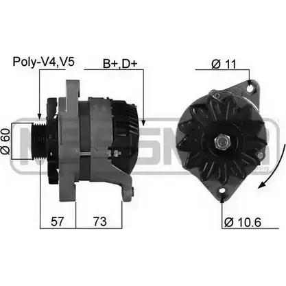 Генератор MESSMER 25VLBPW 2627257 ZK PTB33 210221