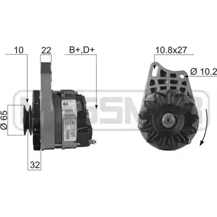 Генератор MESSMER 2627261 FAJ9V 210225 1U7N YJV