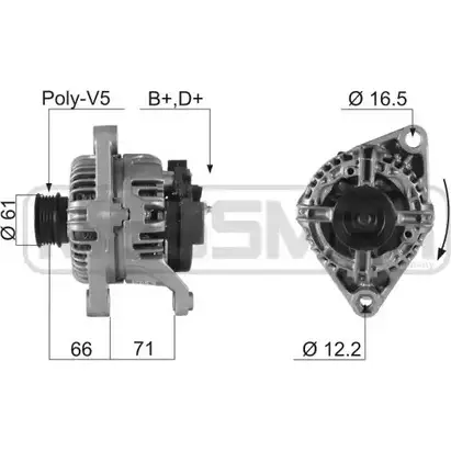 Генератор MESSMER 210287 UFV TW5 2627322 CNLV1K