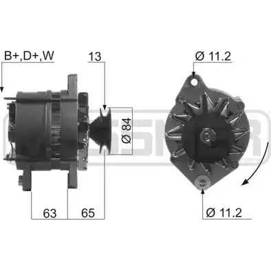 Генератор MESSMER LKXYH 210299 2627334 CH V4JCP