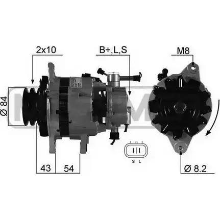 Генератор MESSMER GH8IF 210334 2627369 H 7DV6 изображение 0