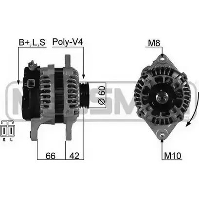 Генератор MESSMER 210370 XI0PT 8 S2J4RY 2627401