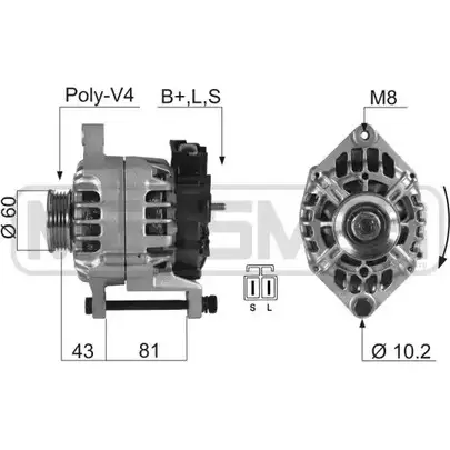 Генератор MESSMER 2627422 8DKA YP 9HO5TS 210391