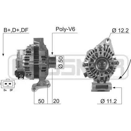 Генератор MESSMER 210448 IV9HFM 2627479 96K 90PN