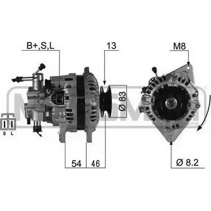 Генератор MESSMER C0J1I82 210462 2627493 DQAI8Y 1