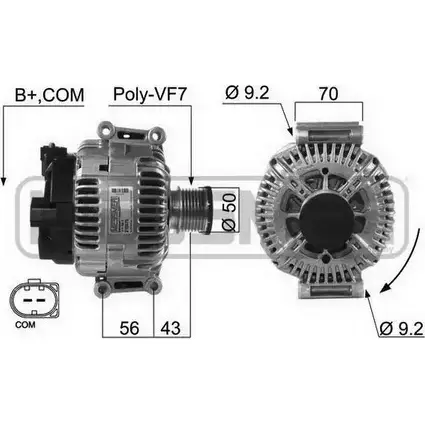 Генератор MESSMER 210475 2627506 TI4MGZ8 6H9 ND0