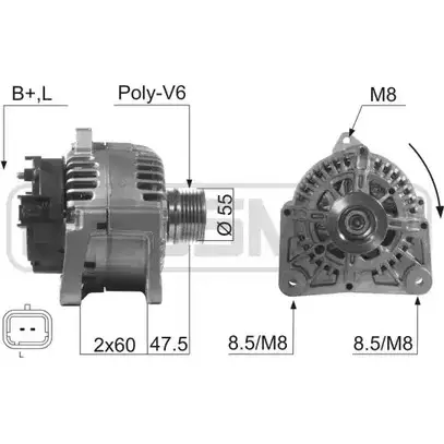 Генератор MESSMER MPDY3R 210511 JQ8B 0SE 2627542