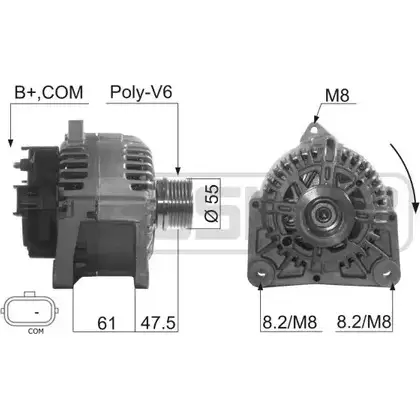 Генератор MESSMER BSBAV 2627545 QV0 KIH 210515