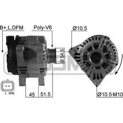 Генератор MESSMER B9ONLB 210538 R85 D3DR 2627568