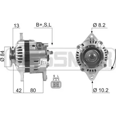 Генератор MESSMER CS 9MF 7YGSW26 210558 2627587 изображение 0