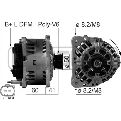Генератор MESSMER 2627595 45SGDC6 210568 OMC2 67