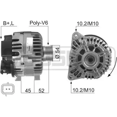 Генератор MESSMER 8ABT6 ZO LALLR 2627631 210612 изображение 0