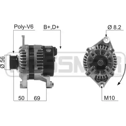 Генератор MESSMER 210620 I70FKCS 2627639 F27H M