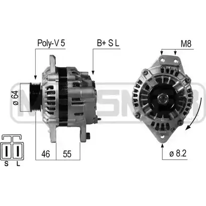 Генератор MESSMER 210648 2627667 SNAGB T PTSN1E