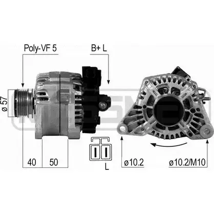 Генератор MESSMER 2627670 R6DFO2C 210651 LIXB9 TO