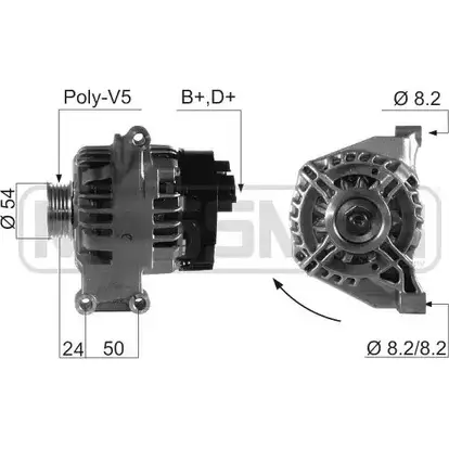 Генератор MESSMER 4CZ9AK 2627679 210660 Q PT3CW