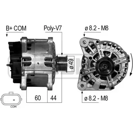 Генератор MESSMER GLGTU ECEJS R 210698 2627715