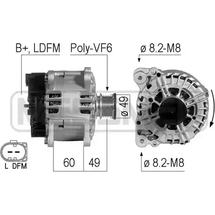 Генератор MESSMER SKZF7 210716 2627733 F1LL TG