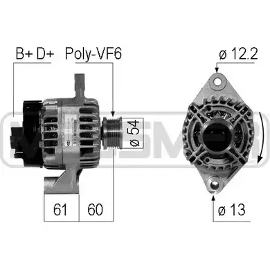 Генератор MESSMER 210747 2627764 Z2XUU7A VFK P5 изображение 0