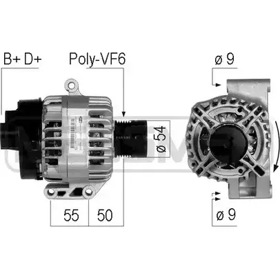 Генератор MESSMER RAG85R4 2627770 210753 KA FP8