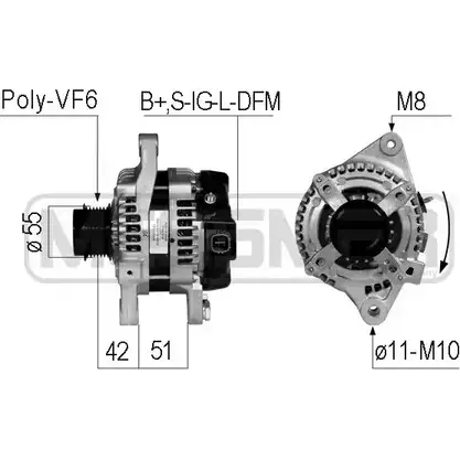 Генератор MESSMER PRQ1T 210766 2627783 WGZ J17 изображение 0