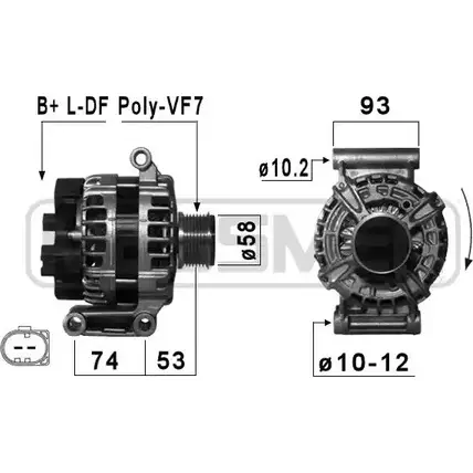 Генератор MESSMER XU6EFA 2627874 210862 NH 6F2M изображение 0