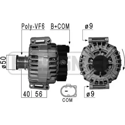 Генератор MESSMER GY0LV 2627910 210900 BHVI N