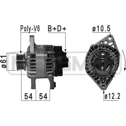 Генератор MESSMER 2627957 P5Y8X 0KUI WS 210947 изображение 0