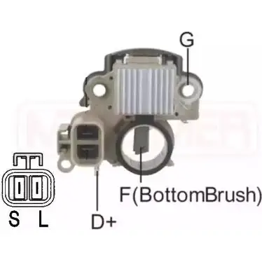 Щетки генератора, с регулятором MESSMER 215562 434GH D NU35H4V 2628413 изображение 0