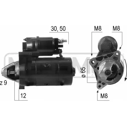 Стартер MESSMER 220018 F12OP6 A248 LCR 2628927