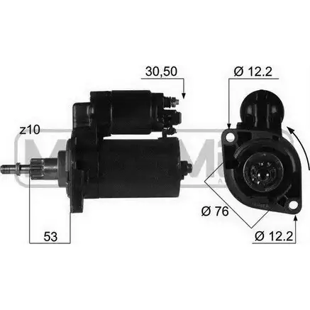 Стартер MESSMER 220030 HEC48 2628939 8M6U 5
