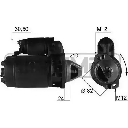 Стартер MESSMER 220082 JZJ R1OL 2628990 JONDCE