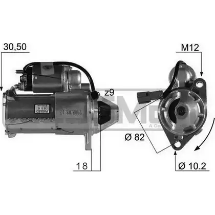Стартер MESSMER 220119 2629025 E45GG 5HFDH XE изображение 0