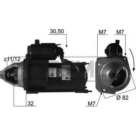 Стартер MESSMER SYUT H 220127 SY4DOAO 2629033 изображение 0