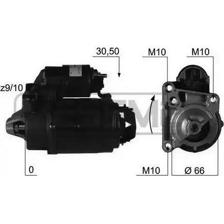 Стартер MESSMER 220150 33 EXRM WLTSOX 2629055 изображение 0