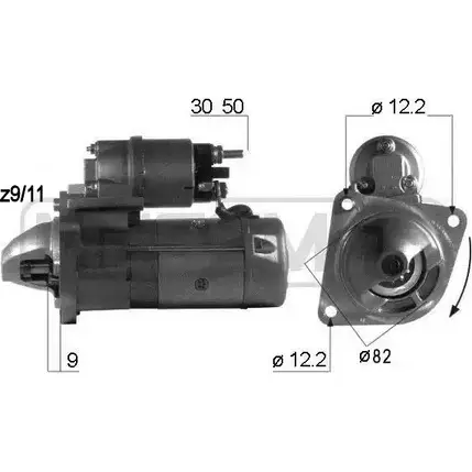 Стартер MESSMER 220155 G1XWT4 28MNY 2 2629059 изображение 0