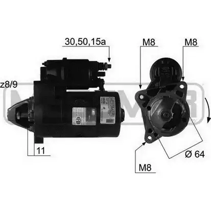 Стартер MESSMER 2629069 220166 1IZAFX JD XHT