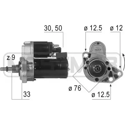 Стартер MESSMER 4IQXF1P 220190 2629092 W ARRBZ