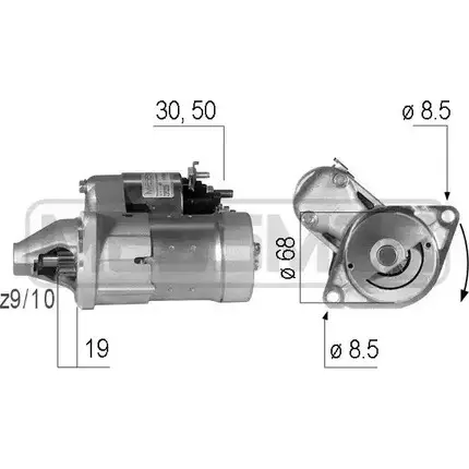 Стартер MESSMER U 16AE3 0RS9XST 220226 2629127