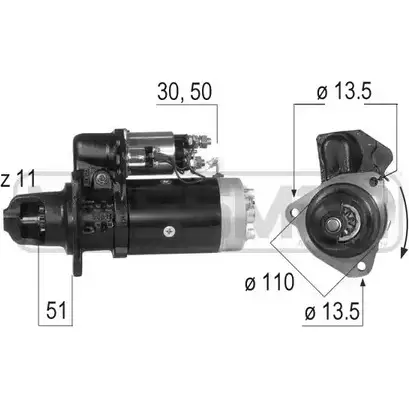 Стартер MESSMER MQX 4H 220275 2629176 W7YRY