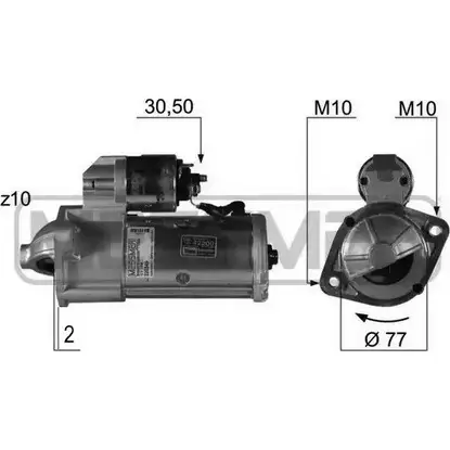 Стартер MESSMER 220349 2629246 1R MGY MI1P4