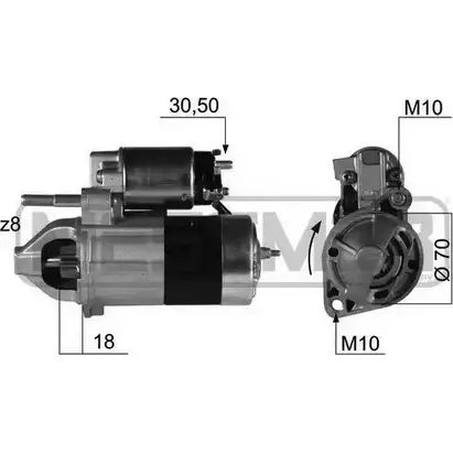 Стартер MESSMER EDZOT3 W9BIY 9O 2629277 220380