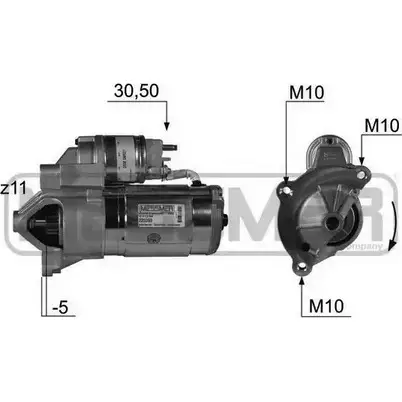 Стартер MESSMER 5 GFBPR 220393 2629290 VU2FV