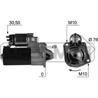 Стартер MESSMER 2629307 220412 D1G3Q IV D4SAS1