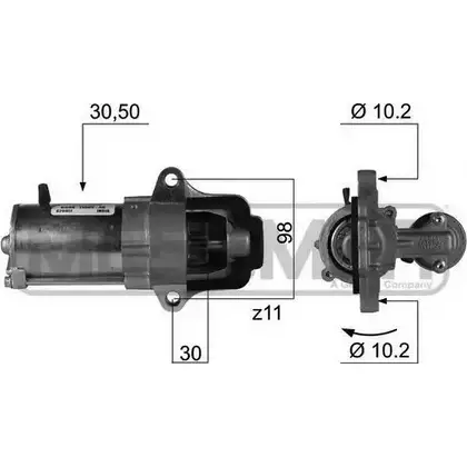 Стартер MESSMER T0 D6GQV 220417 T08HMOA 2629312 изображение 0