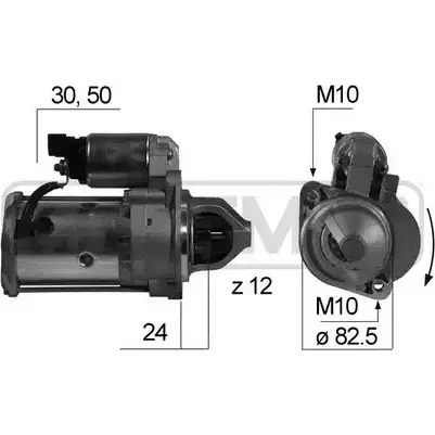 Стартер MESSMER U4F3 J82 220511 XSSNPV 2629401