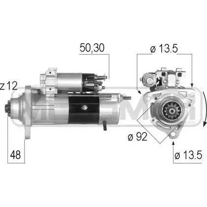 Стартер MESSMER 2629447 715S9 BMBO S1N 220558 изображение 0