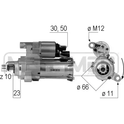 Стартер MESSMER A7Q5 GO7 220584 BNVDH 2629473